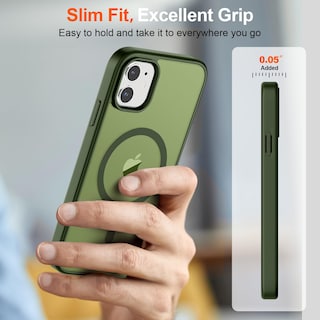 Foto 7 | Foto 7 | Funda Magnética Supfine Para Iphone 12/12 Pro Verde - Venta Internacional.