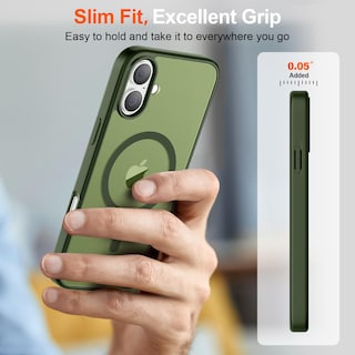 Foto 7 | Foto 7 | Funda Magnética Supfine Para Iphone 16 Con Magsafe Green - Venta Internacional.