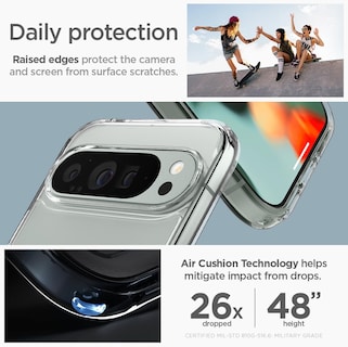 Foto 6 | Foto 6 | Funda Spigen Ultra Hybrid Para Google Pixel 9 Pro Xl, Transparente - Venta Internacional.