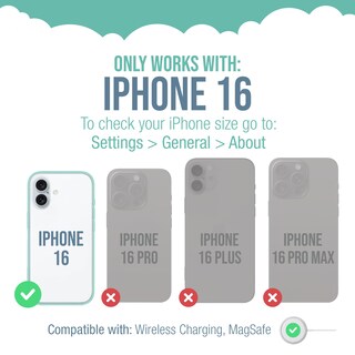 Foto 5 | Foto 5 | Funda De Teléfono Smartish Gripmunk Clear Para Iphone 16 - Venta Internacional.