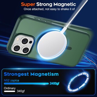 Foto 5 | Foto 5 | Funda Magnética Supfine Para Iphone 15 Pro Forest Green - Venta Internacional.