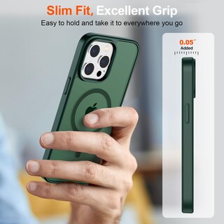 Foto 7 | Foto 7 | Funda Magnética Supfine Para Iphone 15 Pro Forest Green - Venta Internacional.