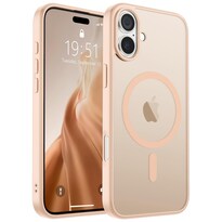 Funda Magnética Supfine Para Iphone 16, Color Rosa Arena - Venta Internacional.