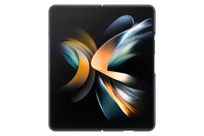 Foto 2 | Foto 2 | Funda De Piel Para Samsung Galaxy Z Fold4, Color Gris Y Verde - Venta Internacional.