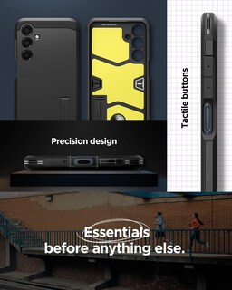 Foto 7 | Foto 7 | Funda Spigen Tough Armor Para Galaxy A16 5g Con Soporte, Color Negro - Venta Internacional.