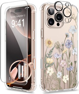 Foto 1 | Foto 1 | Funda De Teléfono Gviewin Para Iphone 16 Pro Con Protector De Pantalla De 6.3 Pulgadas - Venta Internacional.