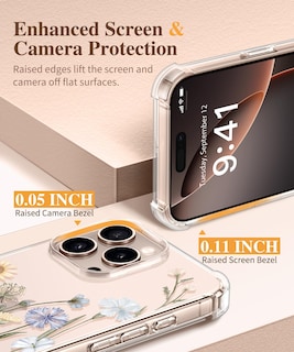 Foto 7 | Foto 7 | Funda De Teléfono Gviewin Para Iphone 16 Pro Con Protector De Pantalla De 6.3 Pulgadas - Venta Internacional.