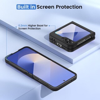 Foto 4 | Foto 4 | Funda De Teléfono Ruky Para Samsung Galaxy Z Flip 6 Negra - Venta Internacional.