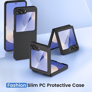 Foto 7 | Foto 7 | Funda De Teléfono Ruky Para Samsung Galaxy Z Flip 6 Negra - Venta Internacional.