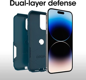 Foto 3 | Foto 3 | Funda Para Teléfono Otterbox Commuter Series Iphone 14 Pro Blue - Venta Internacional.