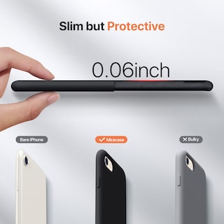Foto 3 | Foto 3 | Funda De Teléfono Miracase Ultra Slim Para Iphone Se 2022/2020/7/8 - Venta Internacional.