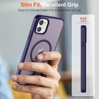 Foto 7 | Foto 7 | Funda Magnética Supfine Para Iphone 11 Con Magsafe, Color Morado Oscuro - Venta Internacional.