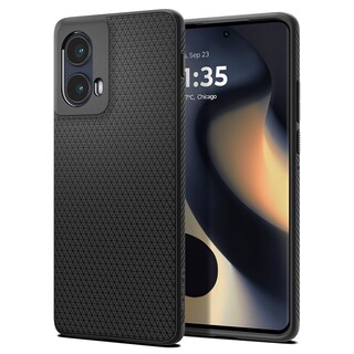 Foto 1 | Foto 1 | Funda Spigen Liquid Air Para Motorola Edge 2024, Color Negro Mate - Venta Internacional.