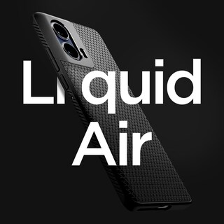 Foto 3 | Foto 3 | Funda Spigen Liquid Air Para Motorola Edge 2024, Color Negro Mate - Venta Internacional.