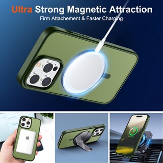 Foto 5 | Foto 5 | Funda Magnética Supfine Para Iphone 14 Pro Cangling Green - Venta Internacional.