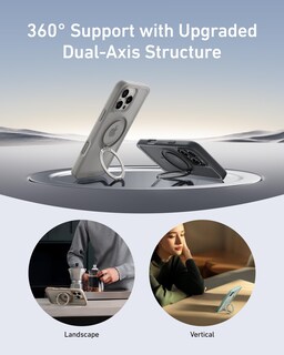 Foto 3 | Foto 3 | Funda Para Teléfono Anker Ultra Magnetic Con Soporte Anular De 360° Para Iphone 16 - Venta Internacional.
