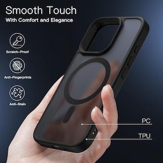 Foto 5 | Foto 5 | Funda Jetech Magnetic Para Iphone 16 Pro Max 6.9'' Negra - Venta Internacional.