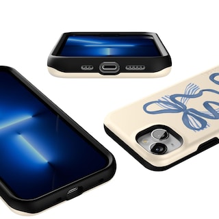 Foto 3 | Foto 3 | Funda Para Teléfono Casely Heartstrings Blue Bow Para Iphone 13 Magsafe - Venta Internacional.