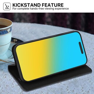 Foto 6 | Foto 6 | . Funda Mybat Cartera Para Iphone 16 Pro Max Negra Wallet Case