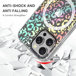 Foto 3 | Foto 3 | . Funda Mybat Mood Con Magsafe Para Iphone 16 Pro - Holog Leopardo