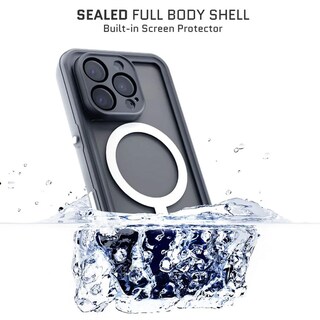 Foto 4 | Foto 4 | . Funda Ghostek Nautical Para Iphone 16 Pro Max Negra Mag Contra Agua