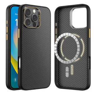 Foto 2 | Foto 2 | . Funda Raptic Aramid Para Iphone 16 Pro Negra Compatible Con Magsafe