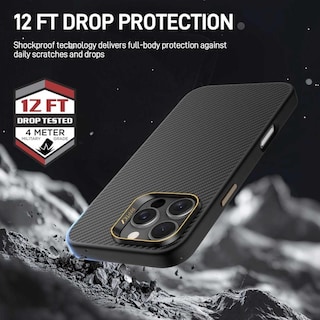 Foto 7 | Foto 7 | . Funda Raptic Aramid Para Iphone 16 Pro Negra Compatible Con Magsafe