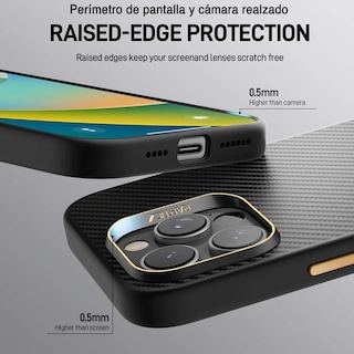 Foto 8 | Foto 8 | . Funda Raptic Aramid Para Iphone 16 Pro Negra Compatible Con Magsafe