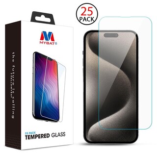 Foto 1 | Foto 1 | Mica Vidrio Mybat Para Iphone 16 Pro 25 Piezas Protectora De Pantalla Transparente