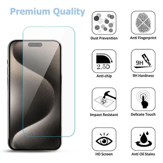 Foto 3 | Foto 3 | Mica Vidrio Mybat Para Iphone 16 Pro 25 Piezas Protectora De Pantalla Transparente