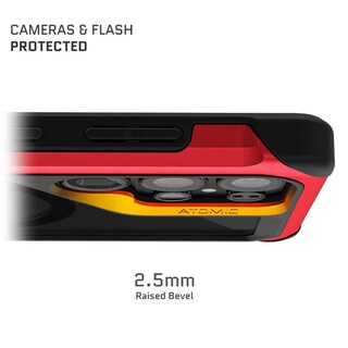 Foto 4 | Foto 4 | . Funda Ghostek Atomic Para Samsung S25 Ultra Roja Aluminio Transp