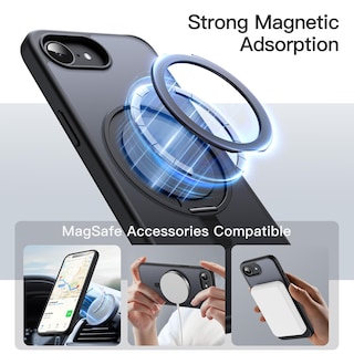 Foto 4 | Foto 4 | Funda De Teléfono Jetech Con Anillo Giratorio De 360° Para Iphone 16e, 6.1 Pulgadas, 2025 - Venta Internacional.