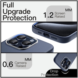 Foto 6 | Foto 6 | Funda Jetech Slim Para Iphone 15 Pro De 6,1 Pulgadas, Tpu Azul - Venta Internacional.