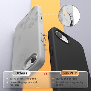 Foto 4 | Foto 4 | Funda Surphy Para Iphone 16e Con Magsafe Con Pantalla Negra - Venta Internacional.