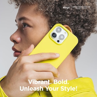 Foto 6 | Foto 6 | Funda Elago Liquid Silicone Para Iphone 15 Plus, Color Amarillo Neón - Venta Internacional.