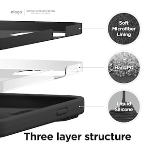 Foto 2 | Foto 2 | Funda De Silicona Líquida Elago Para Iphone 13 De 6.1 Pulgadas, Negra - Venta Internacional.