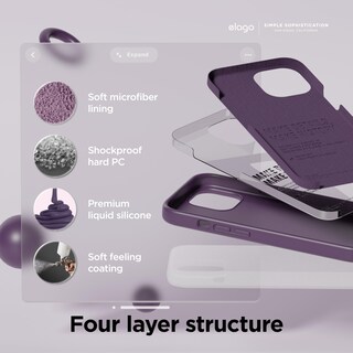 Foto 4 | Foto 4 | Funda De Teléfono Elago Compatible Con Iphone 15 De Silicona Líquida - Venta Internacional.