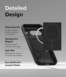 Foto 7 | Foto 7 | Funda Magnética Negra Ringke Onyx Para Google Pixel 9 Con Magsaf - Venta Internacional.