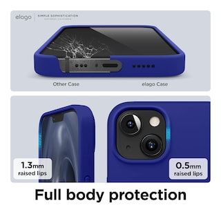 Foto 5 | Foto 5 | Funda Elago Liquid Silicone Compatible Con Iphone 13 De 6.1 Pulgadas, Color Azul - Venta Internacional.
