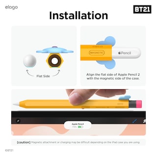 Foto 7 | Foto 7 | Funda Elago L Bt21 Compatible Con Apple Pencil Pro Y De Segunda Generación - Venta Internacional.