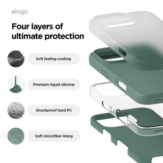 Foto 4 | Foto 4 | Funda De Teléfono Elago Compatible Con Iphone 16 Pro Max De Silicona - Venta Internacional.