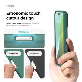 Foto 7 | Foto 7 | Funda De Teléfono Elago Compatible Con Iphone 16 Pro Max De Silicona - Venta Internacional.