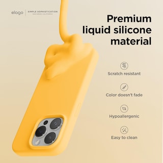 Foto 3 | Foto 3 | Funda De Teléfono Elago Liquid Silicone Para Iphone 15 Pro 6.1 Pulgadas Sun - Venta Internacional.