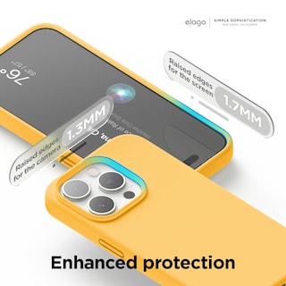 Foto 5 | Foto 5 | Funda De Teléfono Elago Liquid Silicone Para Iphone 15 Pro 6.1 Pulgadas Sun - Venta Internacional.