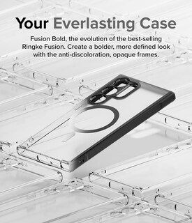 Foto 3 | Foto 3 | Funda Para Teléfono Ringke Fusion Bold Magnetic Black Para Samsung Galaxy S24 Ultra - Venta Internacional.