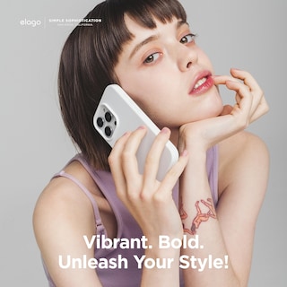 Foto 6 | Foto 6 | Funda Elago Liquid Silicone Para Iphone 15 Plus, Color Blanco - Venta Internacional.
