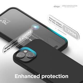 Foto 5 | Foto 5 | Funda Elago Compatible Con Iphone 15 Plus De Silicona Líquida Negra - Venta Internacional.