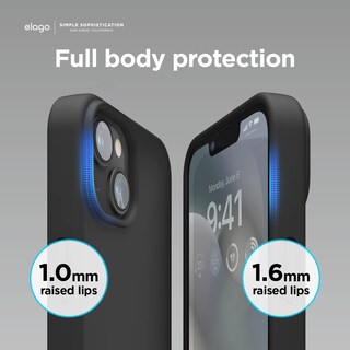 Foto 6 | Foto 6 | Funda De Teléfono Elago Liquid Silicone A Prueba De Golpes Para Iphone 14 - Venta Internacional.