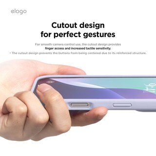 Foto 6 | Foto 6 | Funda De Teléfono Elago Compatible Con Iphone 16 Plus De Silicona, Color Morado - Venta Internacional.