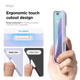 Foto 7 | Foto 7 | Funda De Teléfono Elago Compatible Con Iphone 16 Plus De Silicona, Color Morado - Venta Internacional.